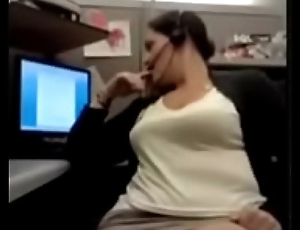 milf finger fucks herself hard at work