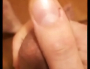 Hairy boy show his dick