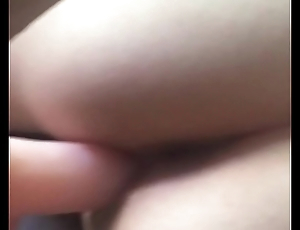 Letting my gf feel a big dick for a change