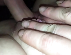 Sexiest Cumshot EVER! BBW Redheaded FREAK choked while she rides then DRINKS a THICK LOAD