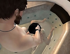 Second Life - Sink Doet - Hot Tub Games -  Pornstar