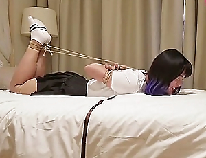 Chinese Students First Bondage Lesson
