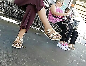 Sexy Feet In The Street