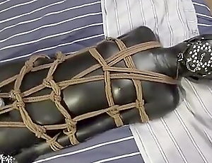Chinese Girl Tied Up In Bodysuit