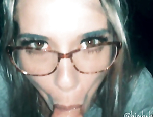 Samantha Flair swallows stepdad’s cum in glasses