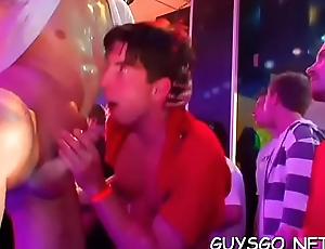 Everydoby gets a stiff dong at a crazy homo coition party