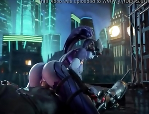 Widowmaker on the Roof Hentai
