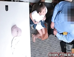 Desperate Shoplifting Girl Blowjob On Spy-Cam
