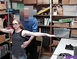 Perfect butt teen thief tamed by the laws baton